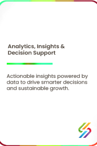 Analytics, Insights & Decision Support