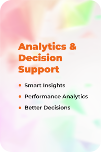 Analytics, Insights & Decision Support